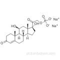 Pregn-4-eno-3,20-diona, 11,17-di-hidroxi-21- (fosfono-oxi) -, sal de sódio (1: 2), (57186212,11b) CAS 6000-74-4